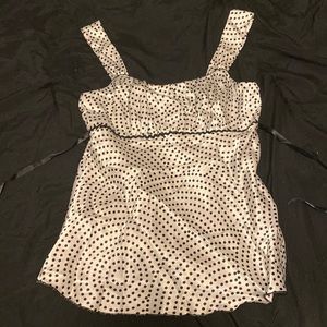 White polka dot Tank